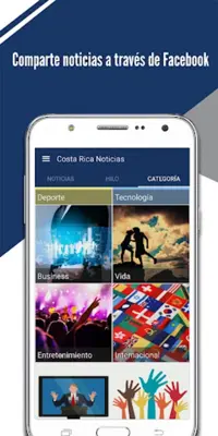 Costa Rica Noticias android App screenshot 0